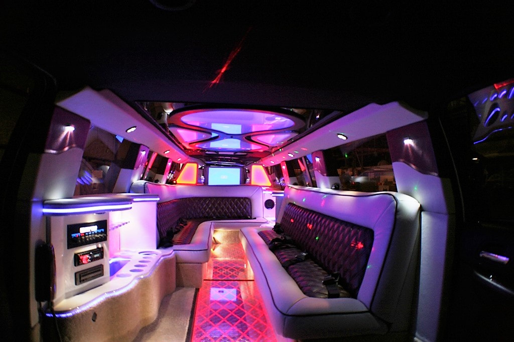 Escalade limo interior - perfect for proms