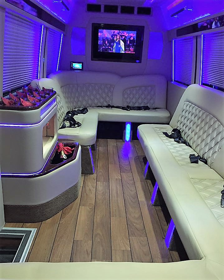 Mercedes Sprinter Limo Bus for special occasions