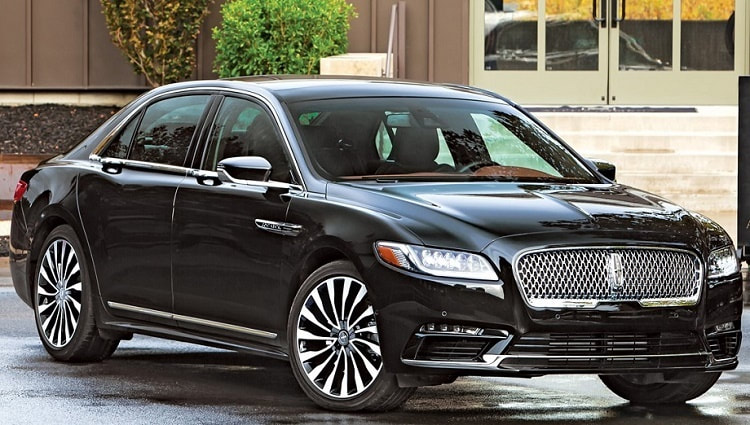 Luxury Lincoln continental sedan  for corporate transportation needs